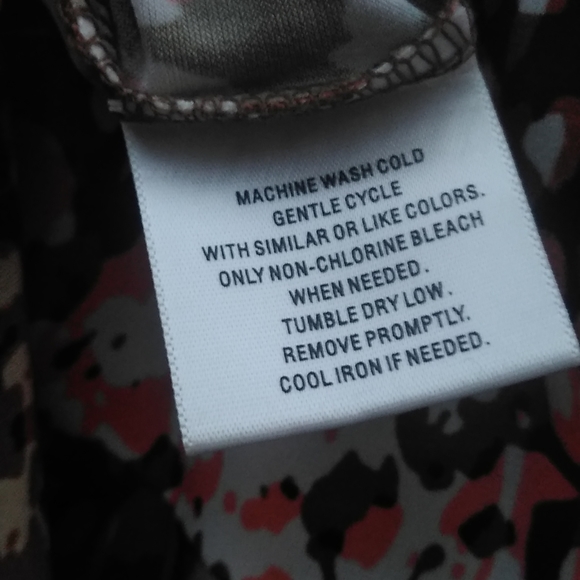 Flattering Professional Sleeveless Knit Top Twist Neck Bust Earth Tones Sze. XXL - Picture 10 of 10